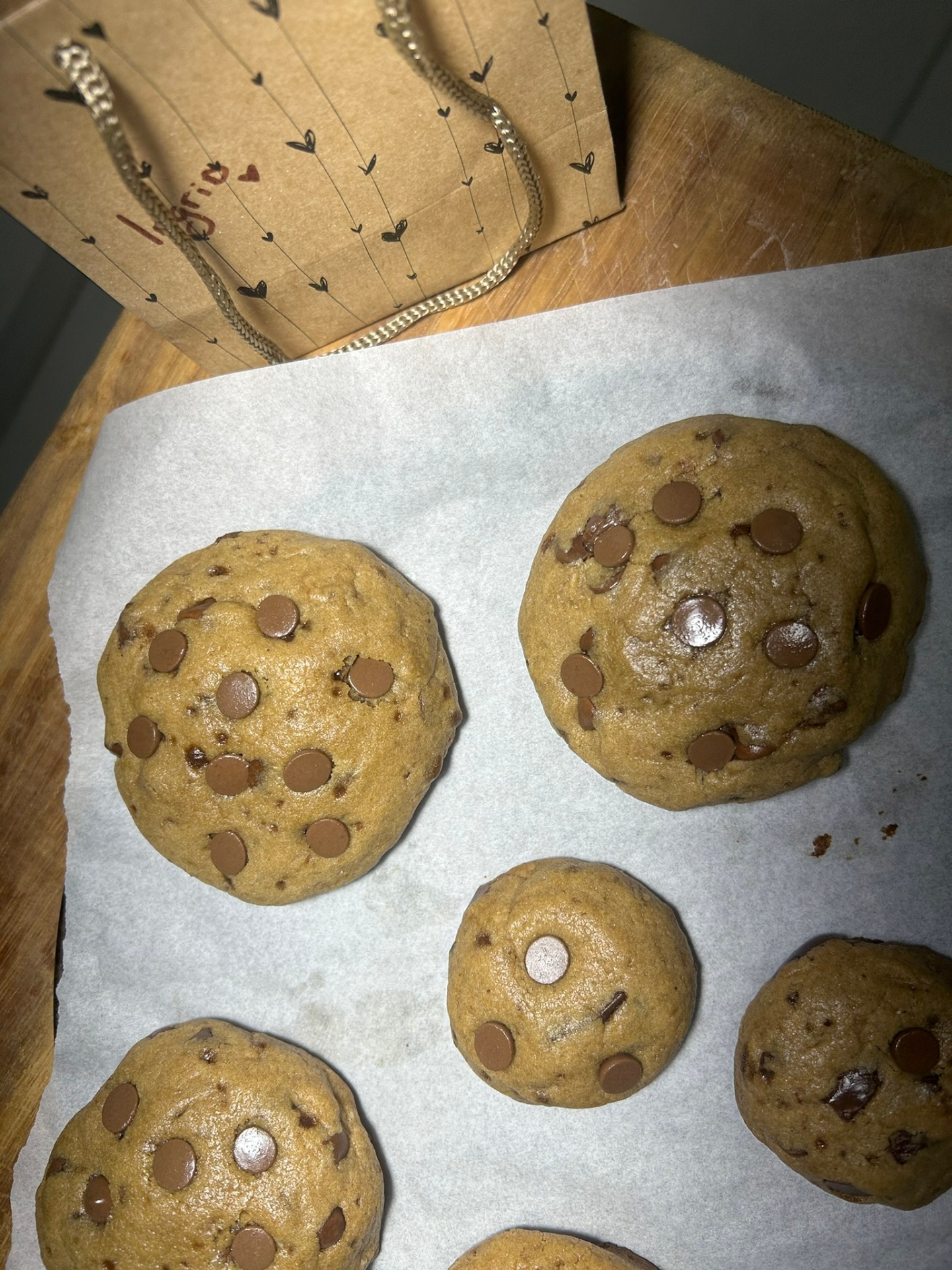 Cookies recém-saídos do forno