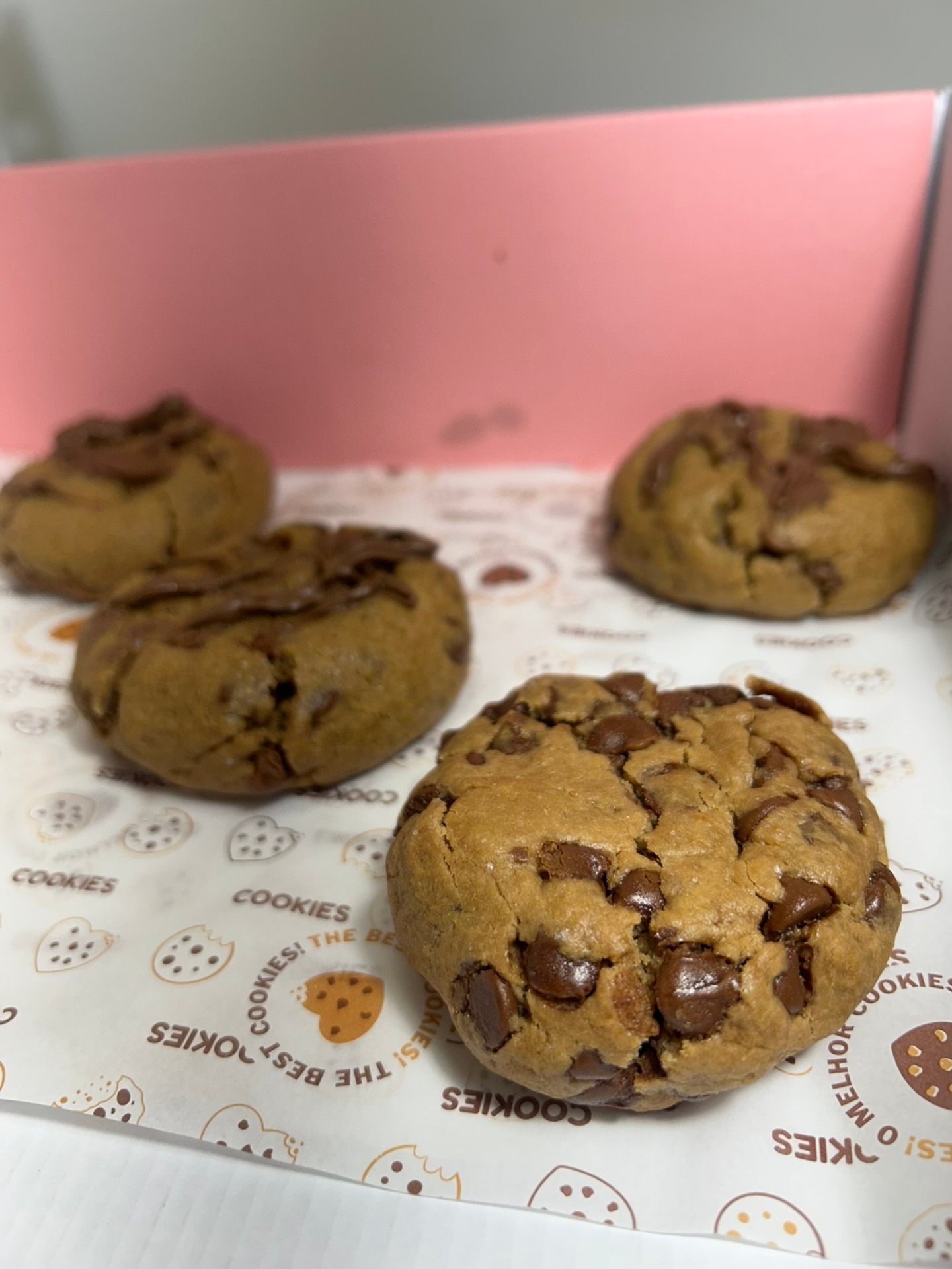 Combo de cookies na caixa